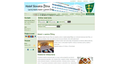 Desktop Screenshot of hotelslovakiazilina.com